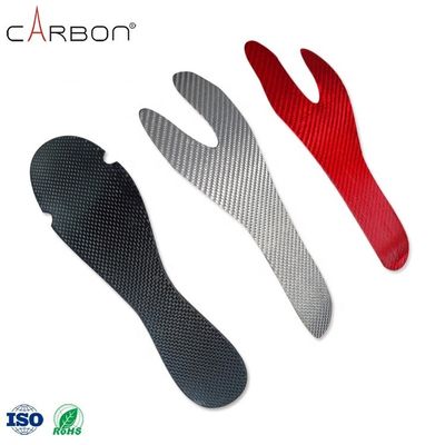 Sportinleg voor hardloopschoenen Volle lengte koolstofvezel Rigid bottom arch support