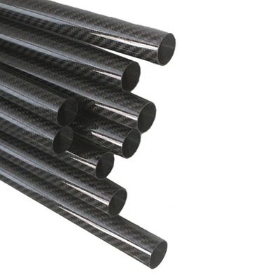 200 graden warmtebestendige koolstofvezelstaaf 3k Twill gebogen buisconnectoren voor de markt
