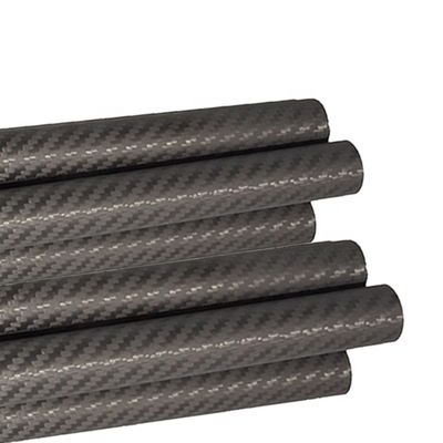 200 graden warmtebestendige koolstofvezelstaaf 3k Twill gebogen buisconnectoren voor de markt
