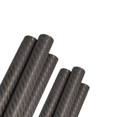 200 graden warmtebestendige koolstofvezelstaaf 3k Twill gebogen buisconnectoren voor de markt