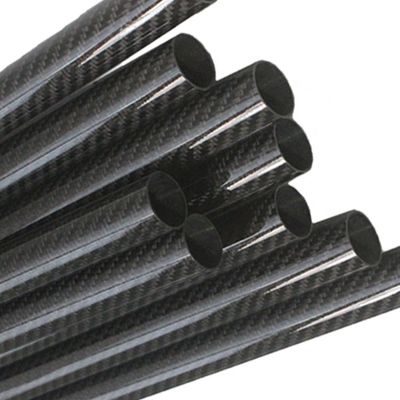 200 graden warmtebestendige koolstofvezelstaaf 3k Twill gebogen buisconnectoren voor de markt