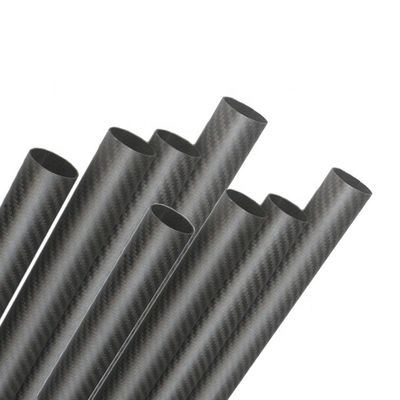 200 graden warmtebestendige koolstofvezelstaaf 3k Twill gebogen buisconnectoren voor de markt