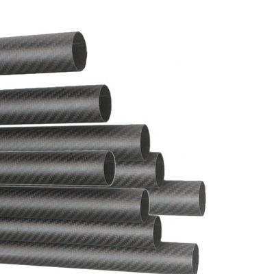 200 graden warmtebestendige koolstofvezelstaaf 3k Twill gebogen buisconnectoren voor de markt