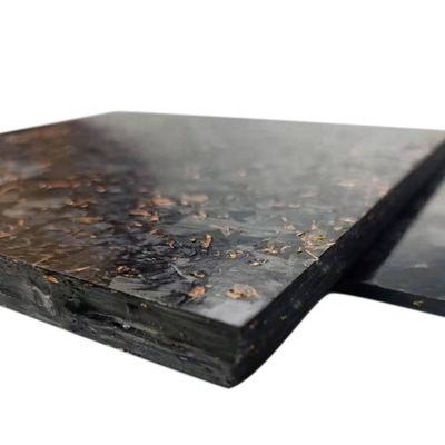 Glanzend/matte op maat gesmeed goud folie koolstofvezel plaat 50% Glanzend geweven smeedpatroon