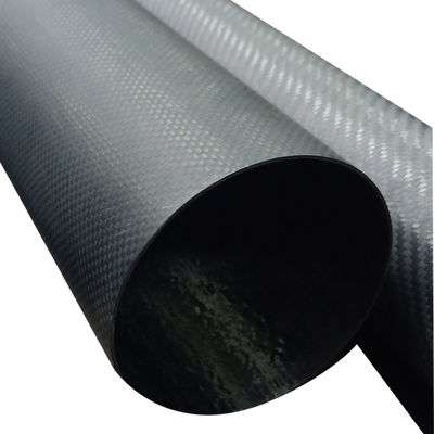 Grote 3k koolstofvezelbuis op maat voor onder de 120 °C 100mm 120mm 180mm 200mm 230mm