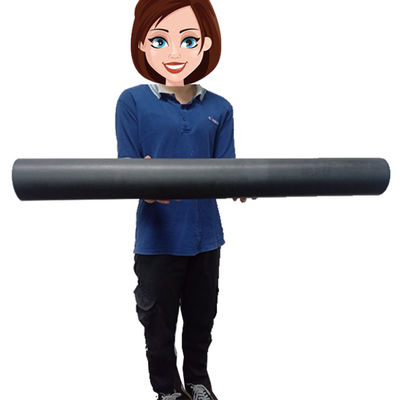 0.05% N Inhoud 1 inch Carbon Fiber Tube 1200 mm voor industriële toepassingen