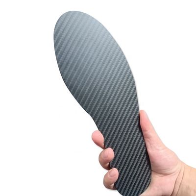 Orthopedische platte voeten inlegzool Rigiede koolstofvezel en 67% epoxy hars Schoenversteker