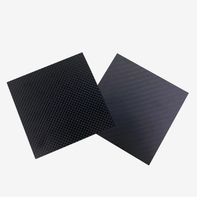 Plate CNC Custom Machining Carbon Fiber met 3K Twill Plain Design en perstechnologie
