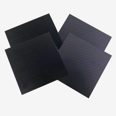 Plate CNC Custom Machining Carbon Fiber met 3K Twill Plain Design en perstechnologie