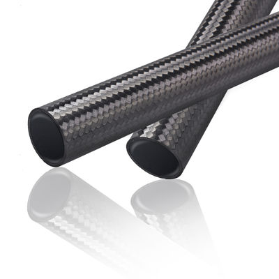 Vliegveld 100% koolstofvezel solide buis 3K Twill ronde buis voor drone accessoires
