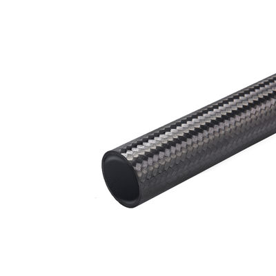 Vliegveld 100% koolstofvezel solide buis 3K Twill ronde buis voor drone accessoires