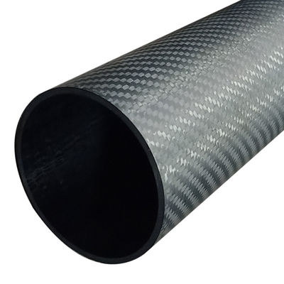 0.05% N Inhoud 1 inch Carbon Fiber Tube 1200 mm voor industriële toepassingen