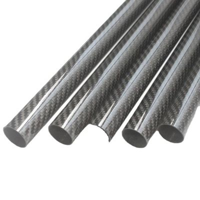 Productietijd 35-45 dagen 40 mm OD Ronde koolstofbuis 3,5 m Matte koolstofvezelbuis