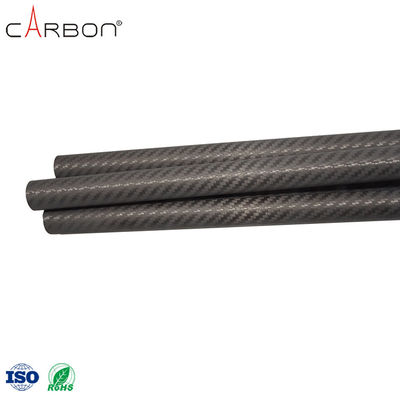200 Finish Matte/Glossy ZhongShan Carbon 3K Carbon Fiber Tube voor het schoonmaken van vacuümgoten
