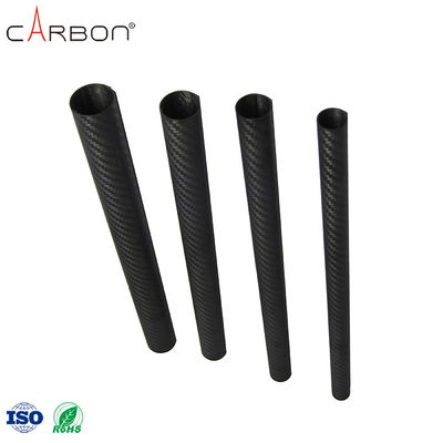 200 Finish Matte/Glossy ZhongShan Carbon 3K Carbon Fiber Tube voor het schoonmaken van vacuümgoten