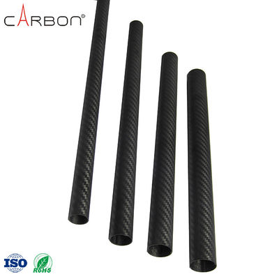 200 Finish Matte/Glossy ZhongShan Carbon 3K Carbon Fiber Tube voor het schoonmaken van vacuümgoten