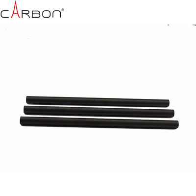 Carbon fiber 3K plain pipes voor scooters lage dichtheid N-gehalte % 0,3-0,6%