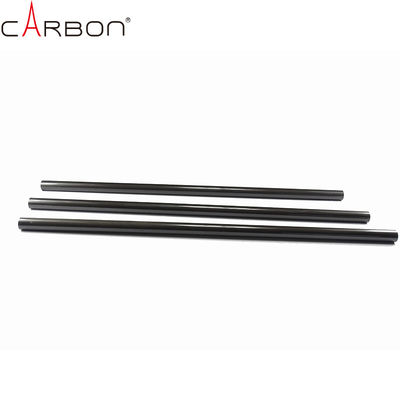 Carbon fiber 3K plain pipes voor scooters lage dichtheid N-gehalte % 0,3-0,6%