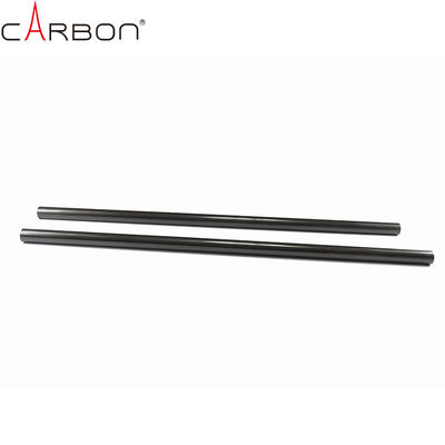 Carbon fiber 3K plain pipes voor scooters lage dichtheid N-gehalte % 0,3-0,6%
