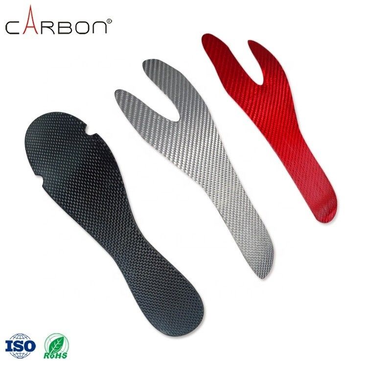 Sportinleg voor hardloopschoenen Volle lengte koolstofvezel Rigid bottom arch support
