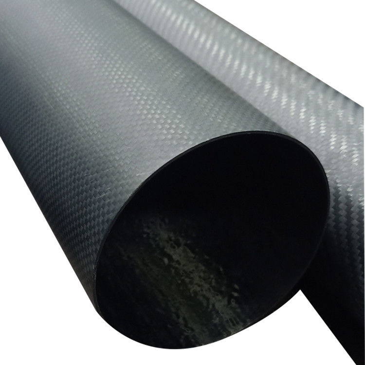 Grote 3k koolstofvezelbuis op maat voor onder de 120 °C 100mm 120mm 180mm 200mm 230mm