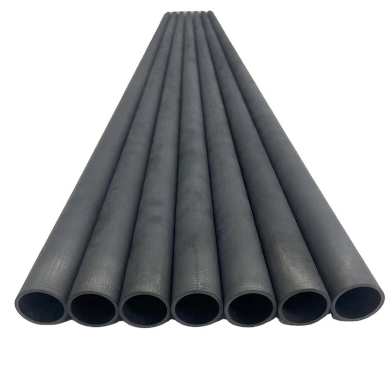 Lange 705 mm koolstofvezel snookerstaaf met hoge specifieke modulus UD glanzende afwerking