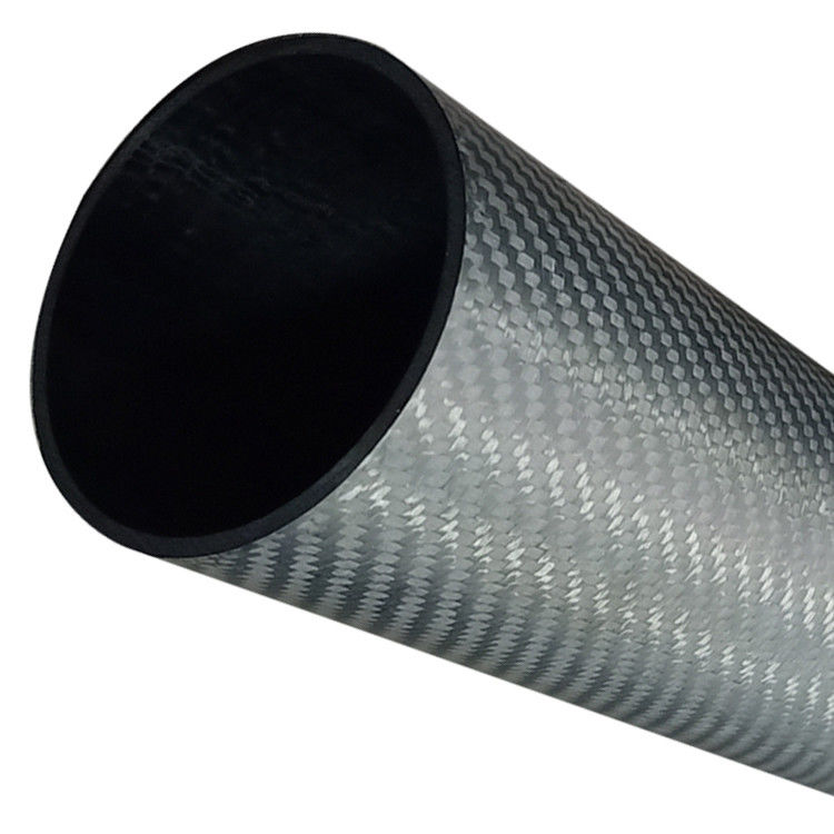 0.05% N Inhoud 1 inch Carbon Fiber Tube 1200 mm voor industriële toepassingen